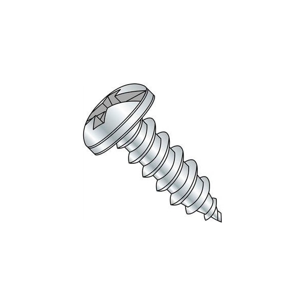 Titan Fasteners Sheet Metal Screw, #12 x 1 in, Zinc Plated Steel Pan Head Phillips Drive, 100 PK FRA21032 - main